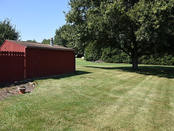 Backyard from driveway