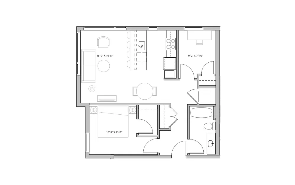 Floor plan 2X1 - D11