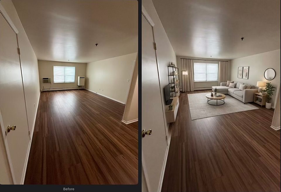 Large Living Room 
Virtually Staged