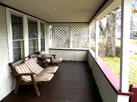 Front porch...