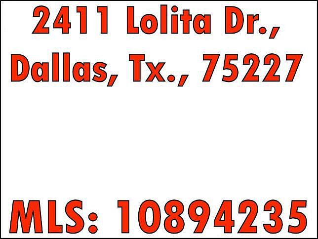 2411 Lolita Dr. - MLS: 10894235