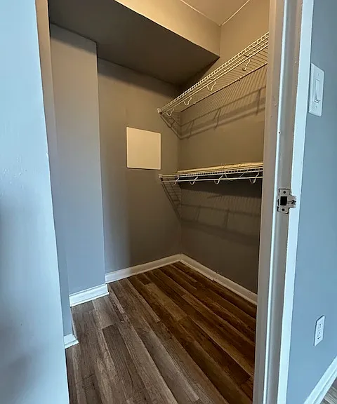 Spacious closet