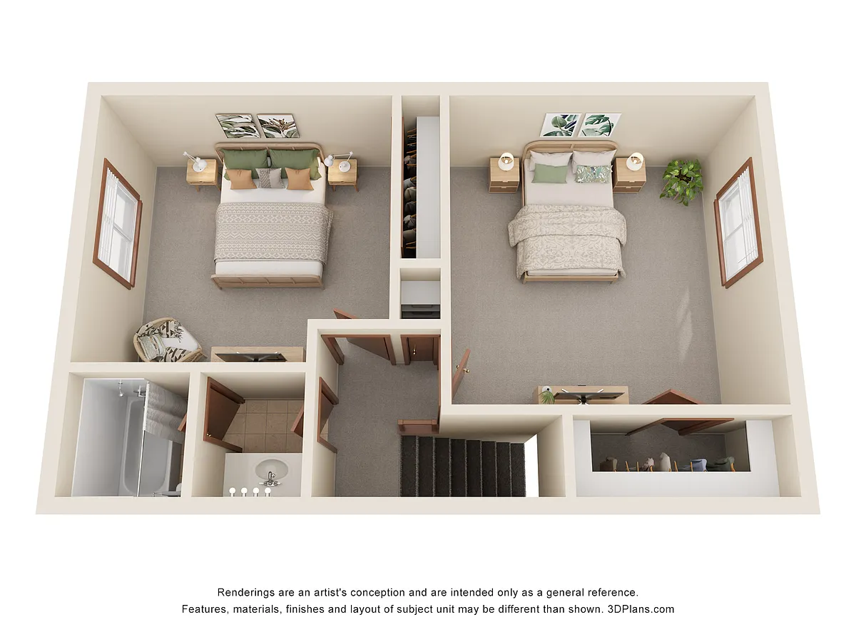 Floor plan Wentworth Townhome