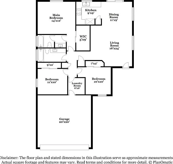 3 bed, 2.0 bath, 1219 sqft, $1,680 — Photo 2