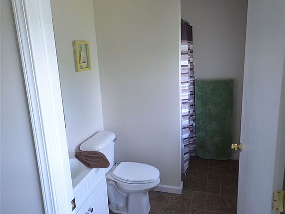 Bathroom with large shower