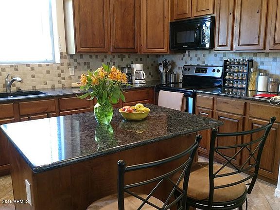 kitchen island and granite