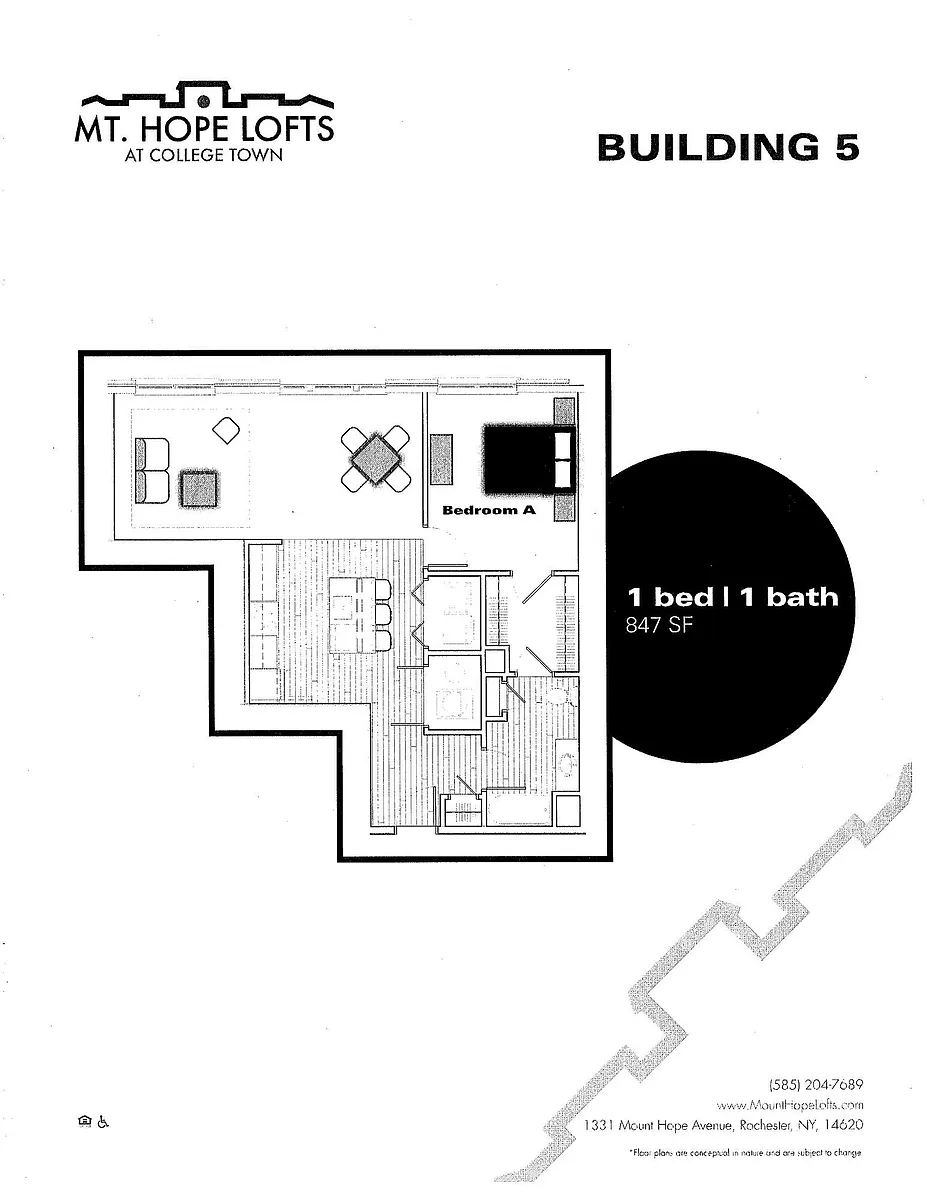 Floor plan 1/1 847
