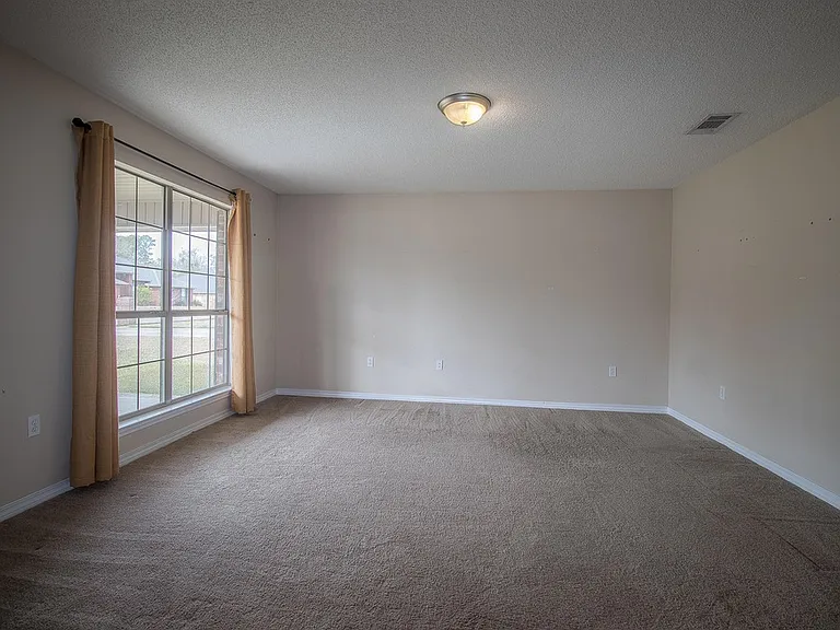 Living space perfect for in home office