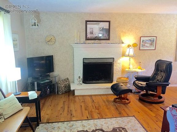 Cozy fireplace