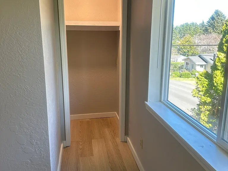 Closet in Bedroom #2 and window shade