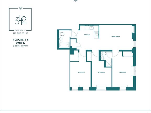 2nd image of 342 E 8th St APT 4K
