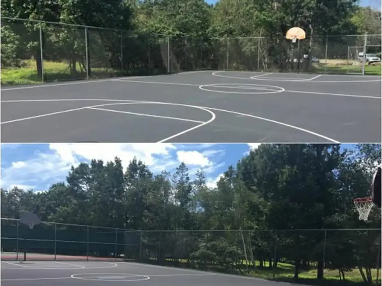 HOA Amenities - Winding Way Basketball Courts located directly across from the chalet