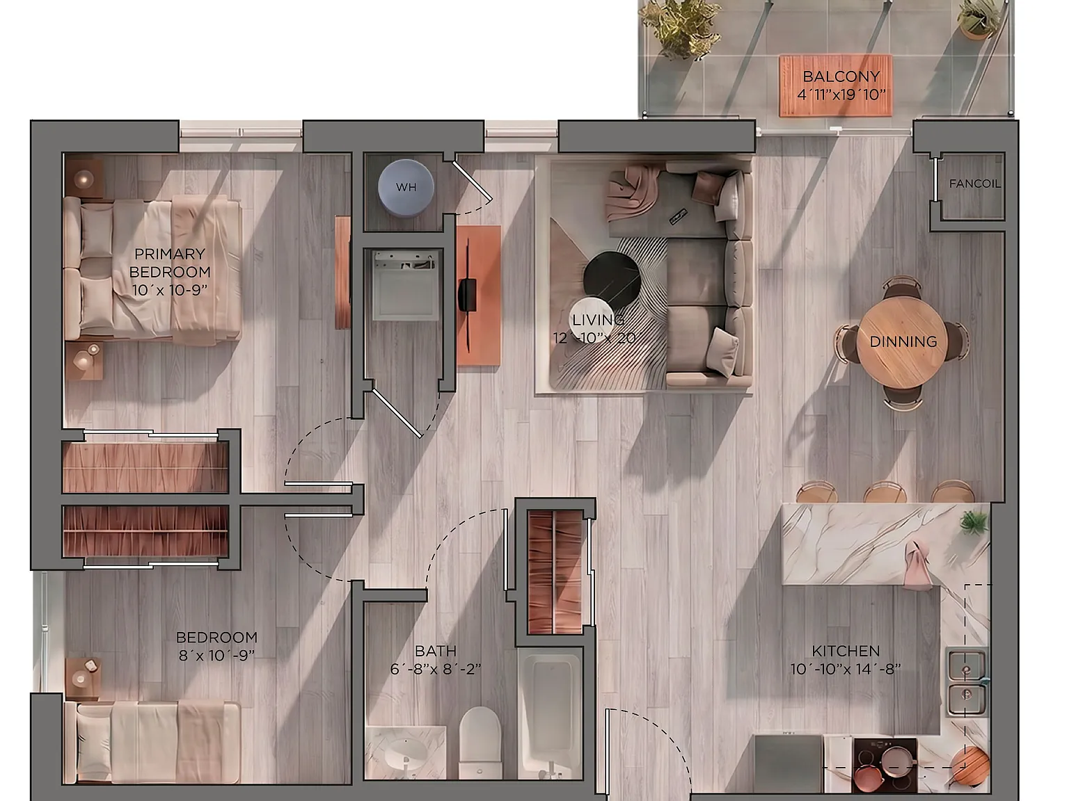 2 bed, $2,050 — Photo 3