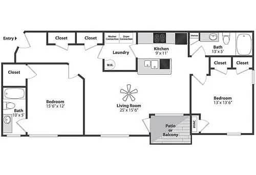 Floor plan Hickory