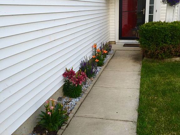 The walk to the front door