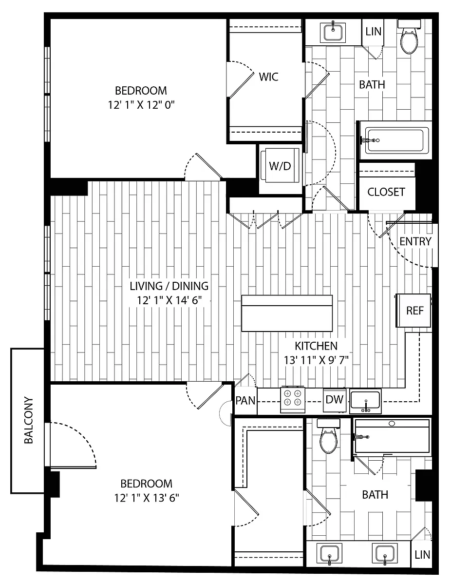 Floor plan Blue Oak