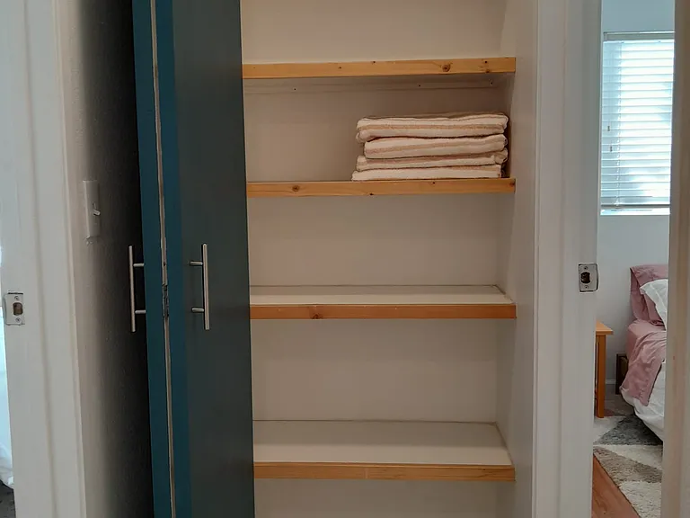 Hall closet