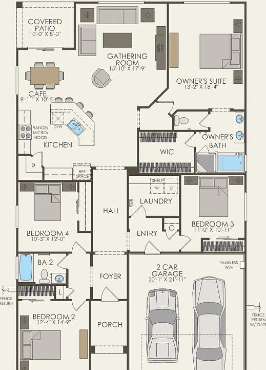 First Floor 4 br 2 ba