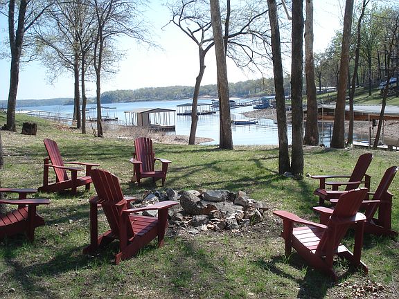 Lake side fire pit