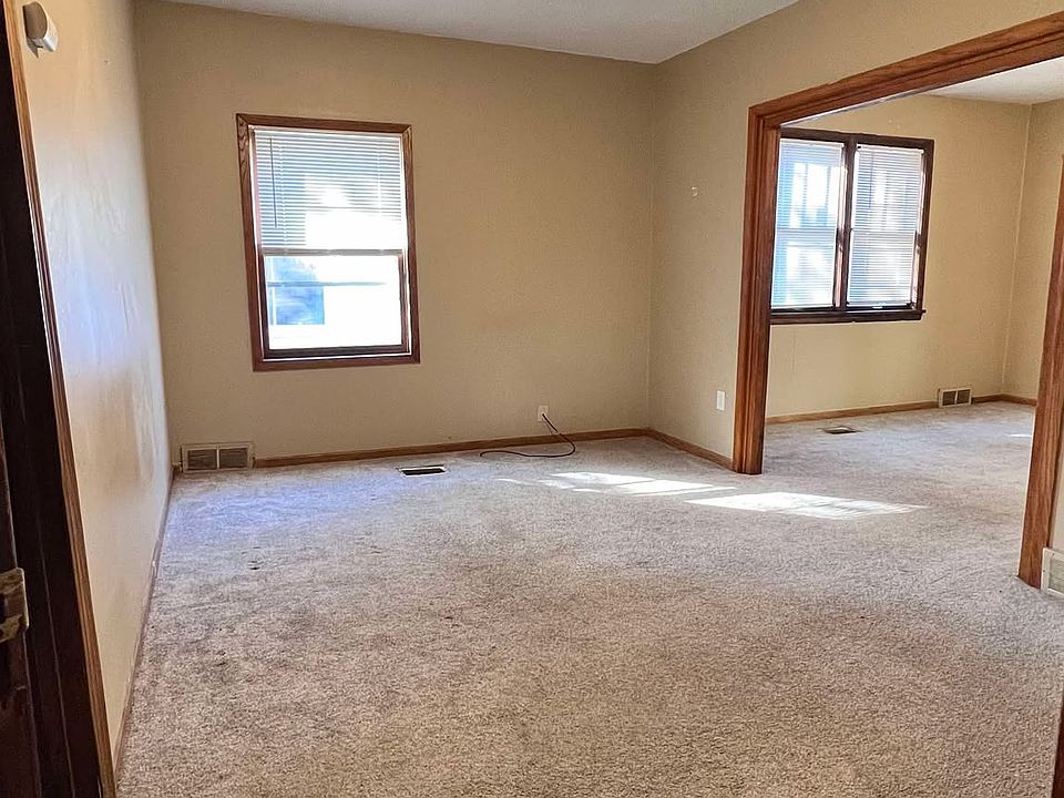 first and second living room space