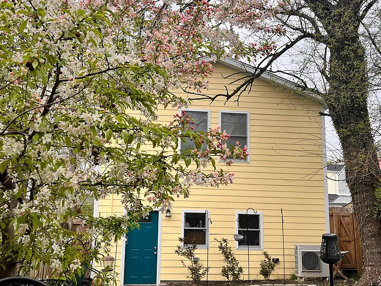 View of the garage/studio from the main property.