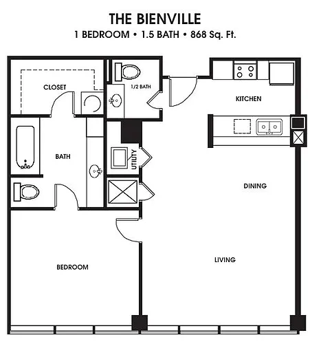 Floor plan BIENVILLE