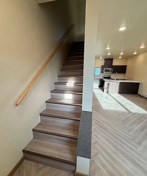 Stairwell and Living