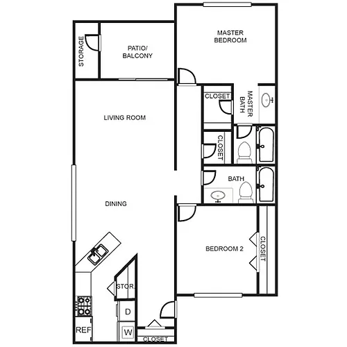 Floor plan B3