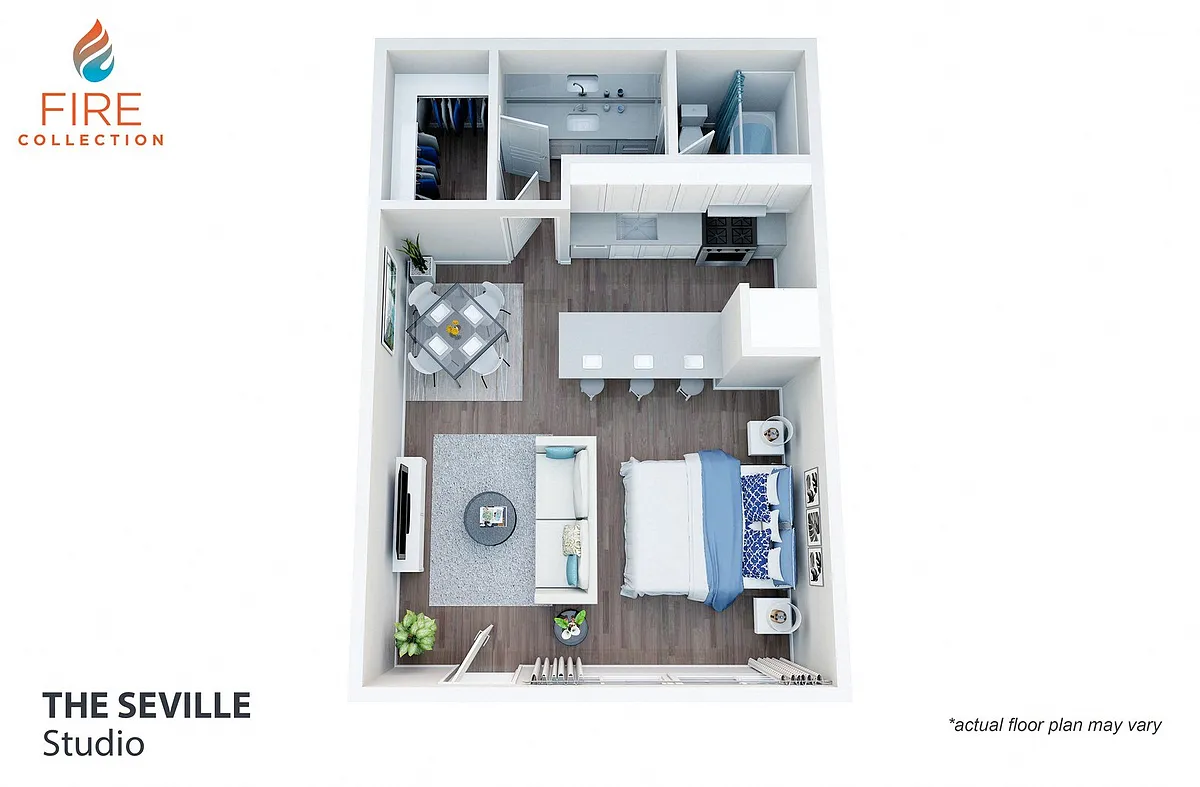 Floor plan Studio