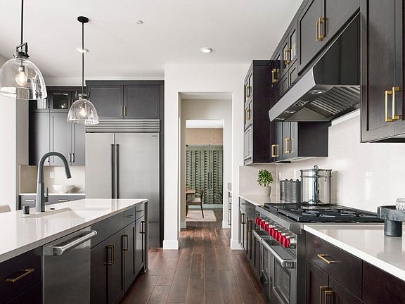 Kitchen with elite cooktop