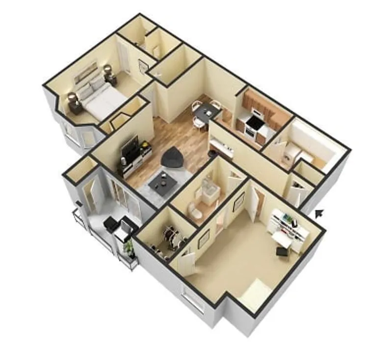 Floor plan B3