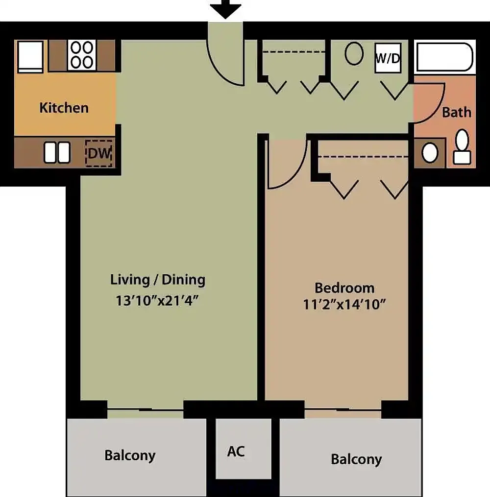 Floor plan The Addison