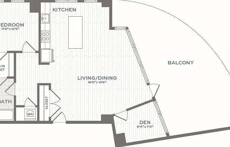 Lantera at Boston Landing - 1D.5 - 1 Beds - 1 Baths - 980 Sq. ft.