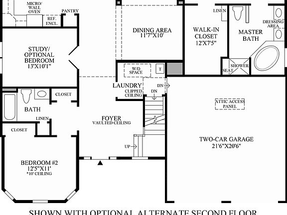 Optional Alternate 2nd Floor