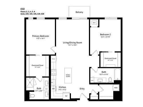 Floor plan CC2