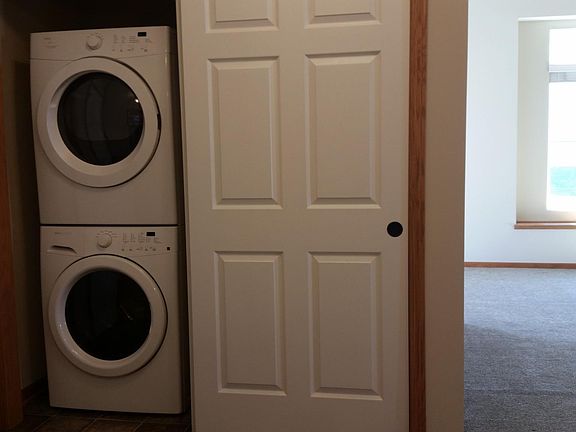 Stacking washer and dryer included