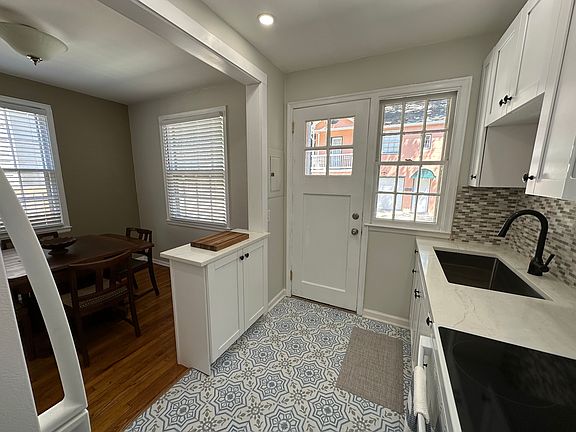 Renovated Kitchen and Back Door