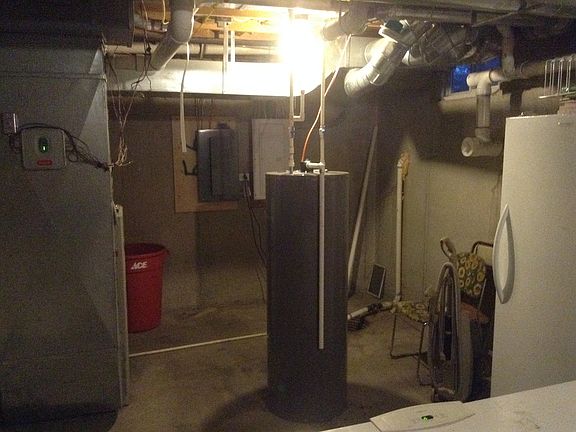 Basement new water heater 