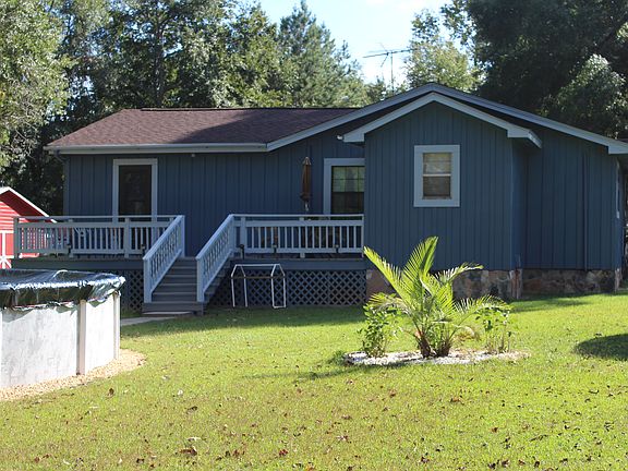deck over looking pool