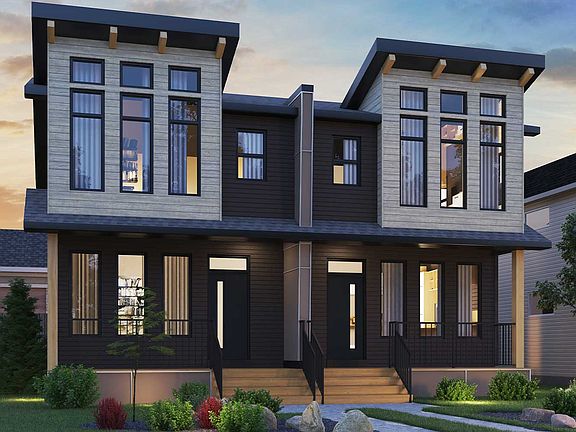Brookfield Residential Semi D Rustic Contemporary 2 Elevation