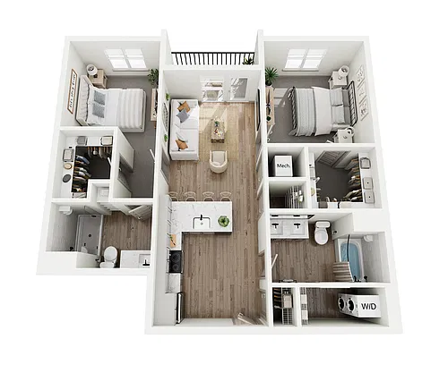 Floor plan The Warwick
