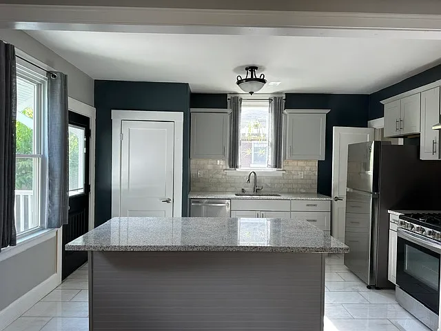Plenty of storage in kitchen island + great pantry