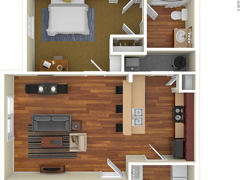 1 Bed 1 Bath