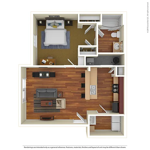 Floor plan 1X1