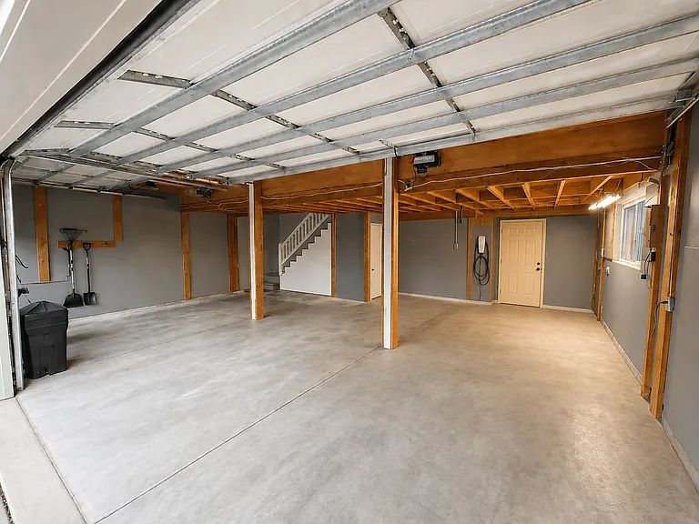 Garage with Tesla Wall connector