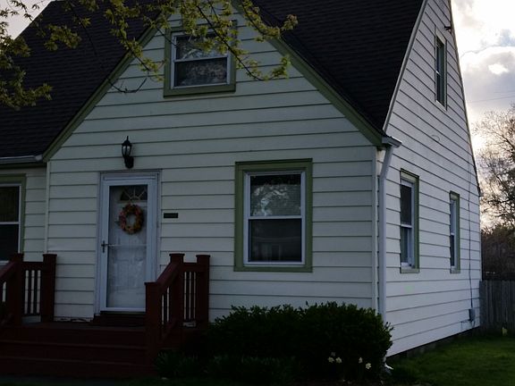 Front and side of house