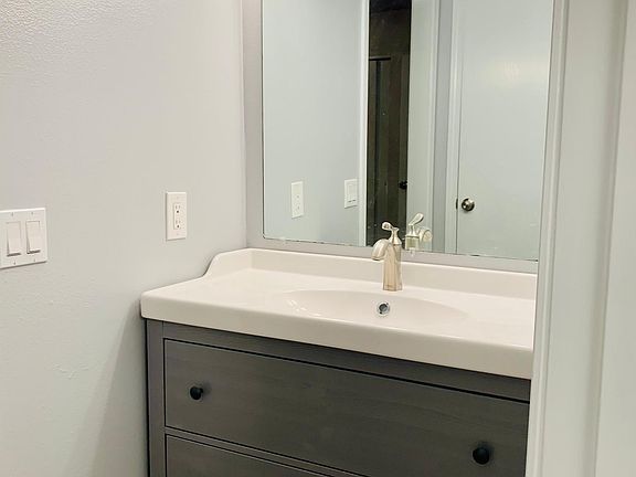 Vanity attached to master bedroom