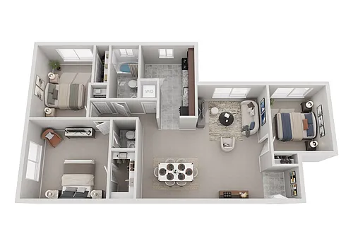 Floor plan 3 Bedroom