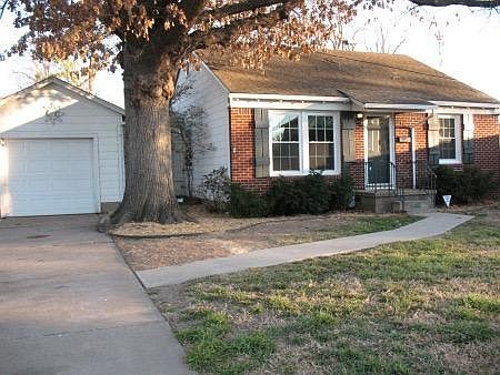 Front view on the house
