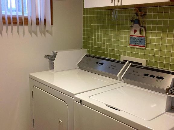 Coin Operated Laundry Room in Basement